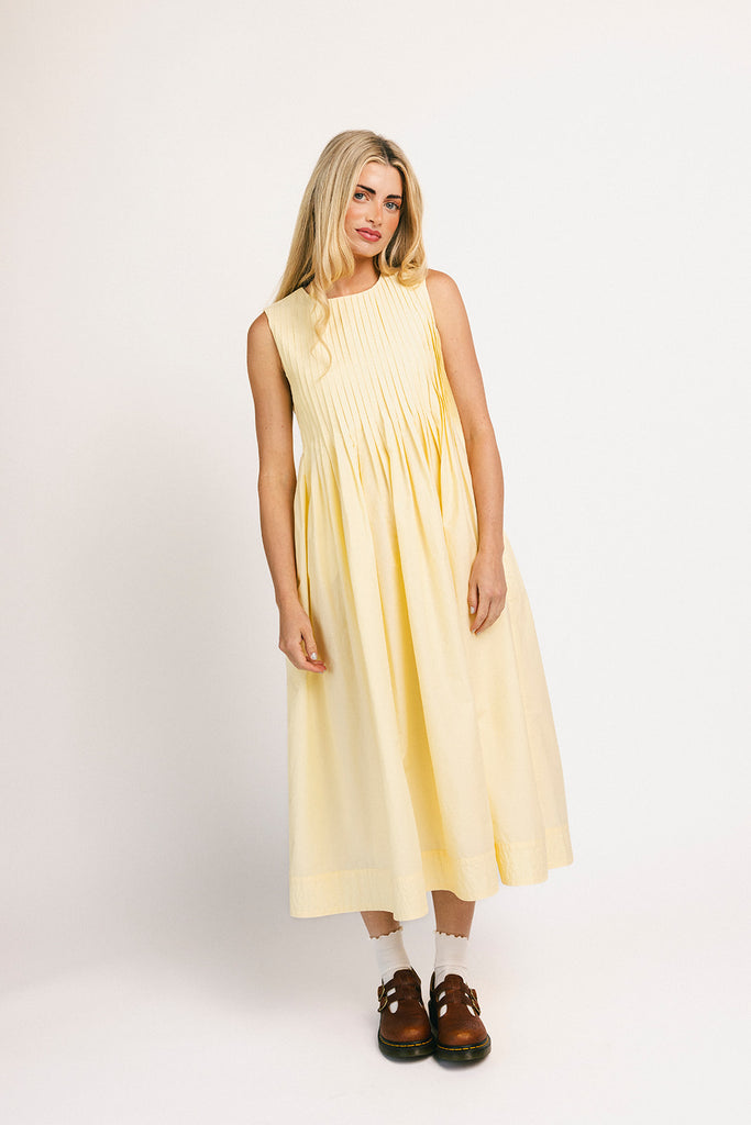 heidi dress // butter yellow *zoco exclusive*
