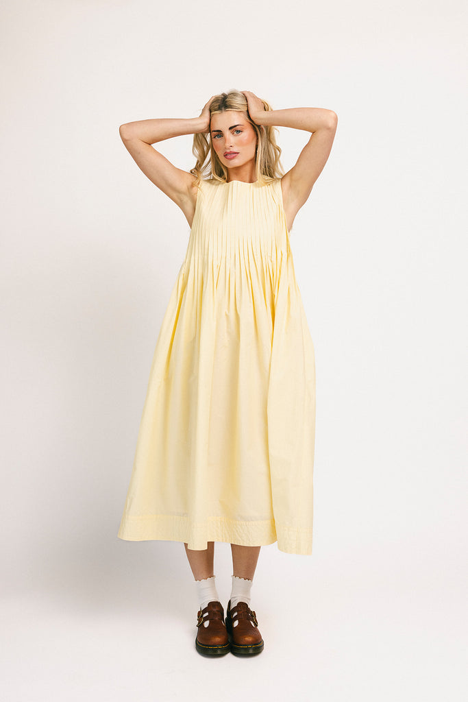 heidi dress // butter yellow *zoco exclusive*