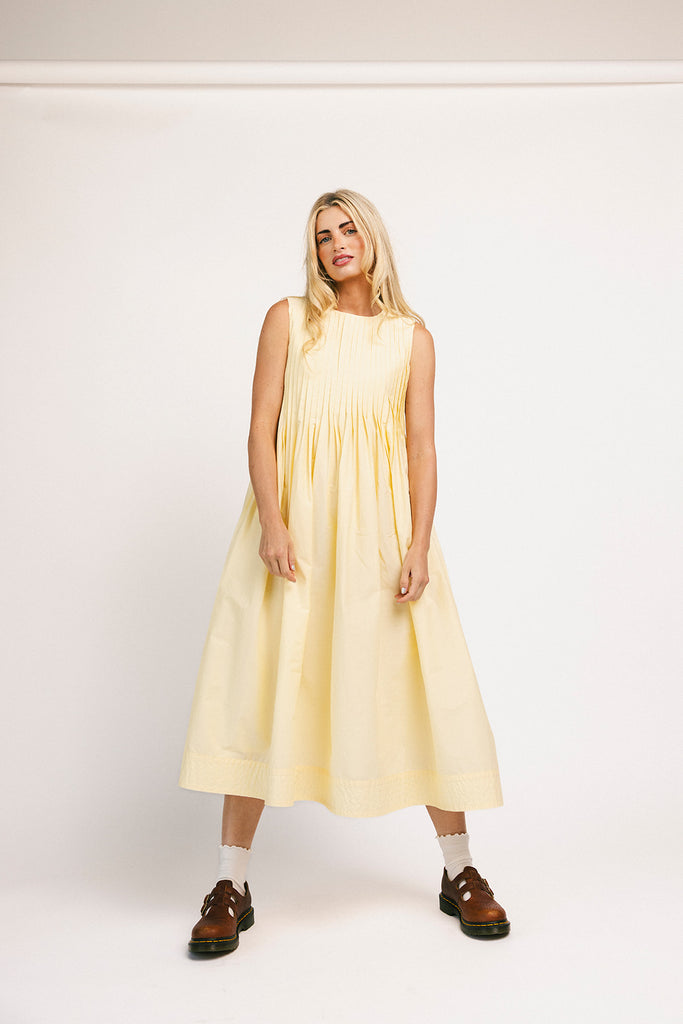 heidi dress // butter yellow *zoco exclusive*