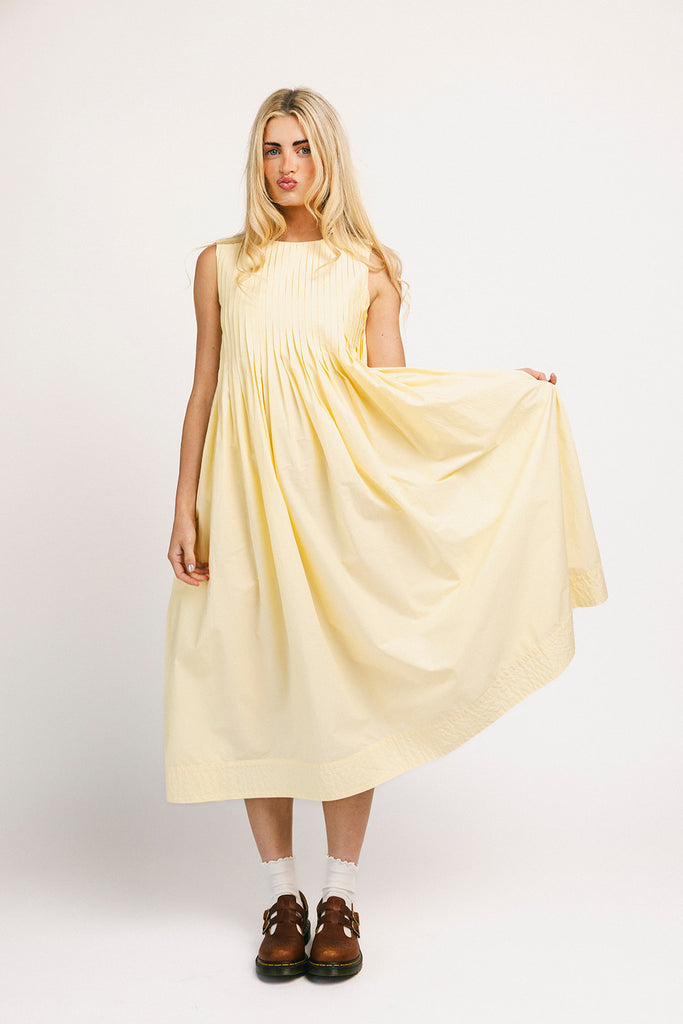 heidi dress // butter yellow *zoco exclusive*