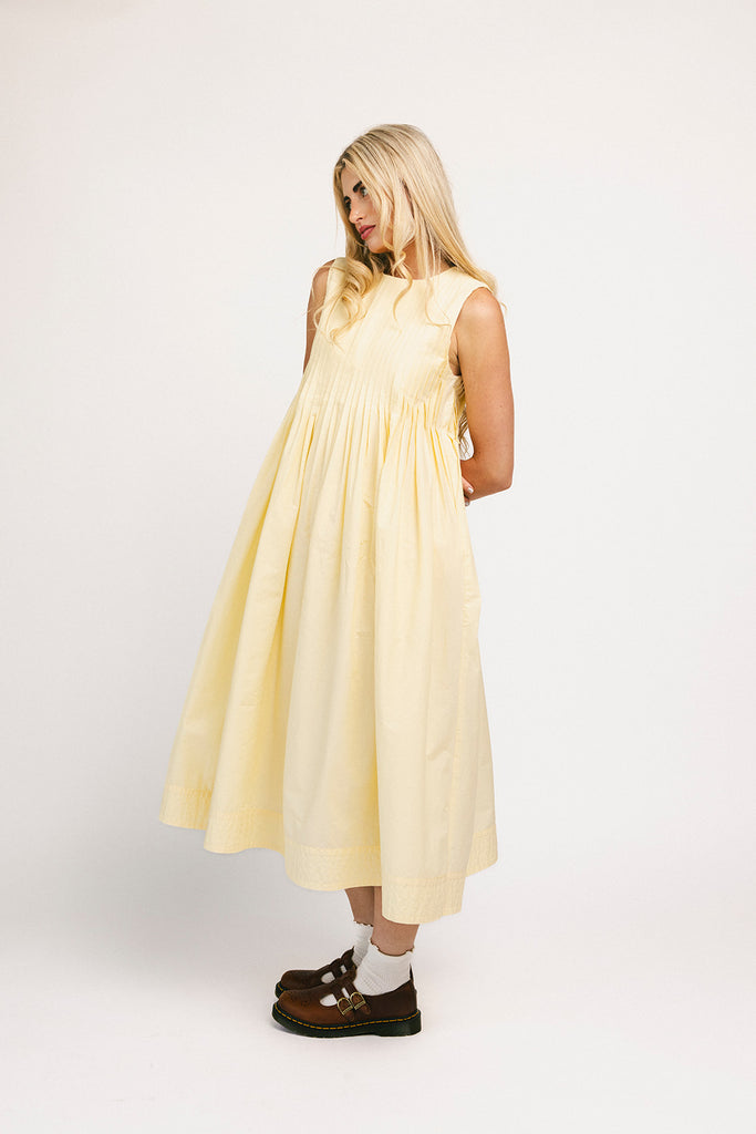 heidi dress // butter yellow *zoco exclusive*