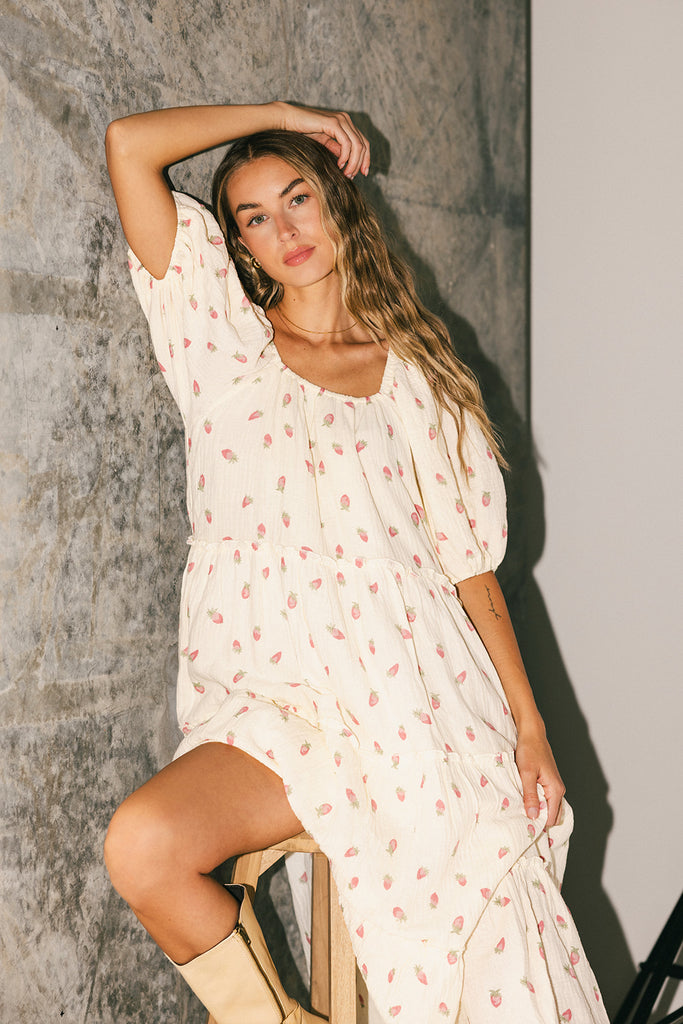 daymaker dress // strawberry bliss *zoco exclusive*