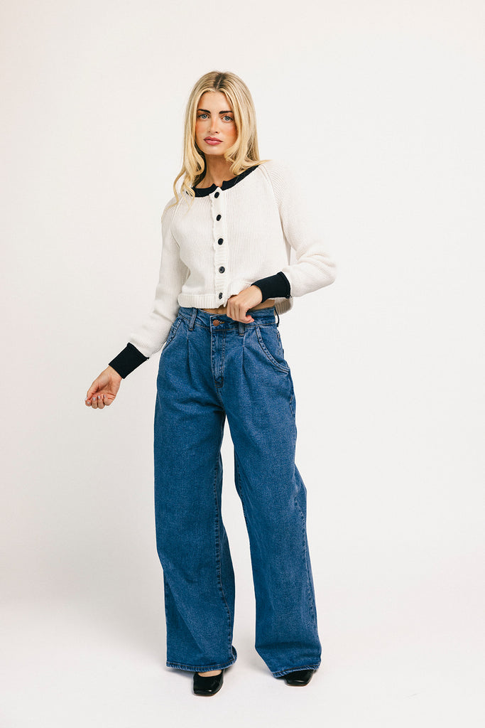 miriam button cardigan