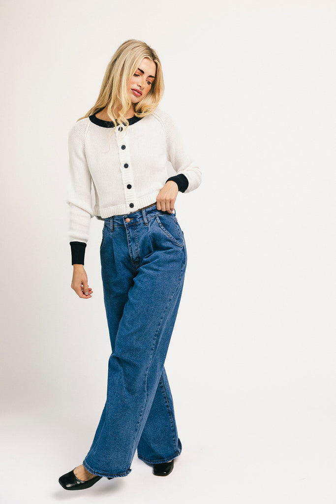 miriam button cardigan