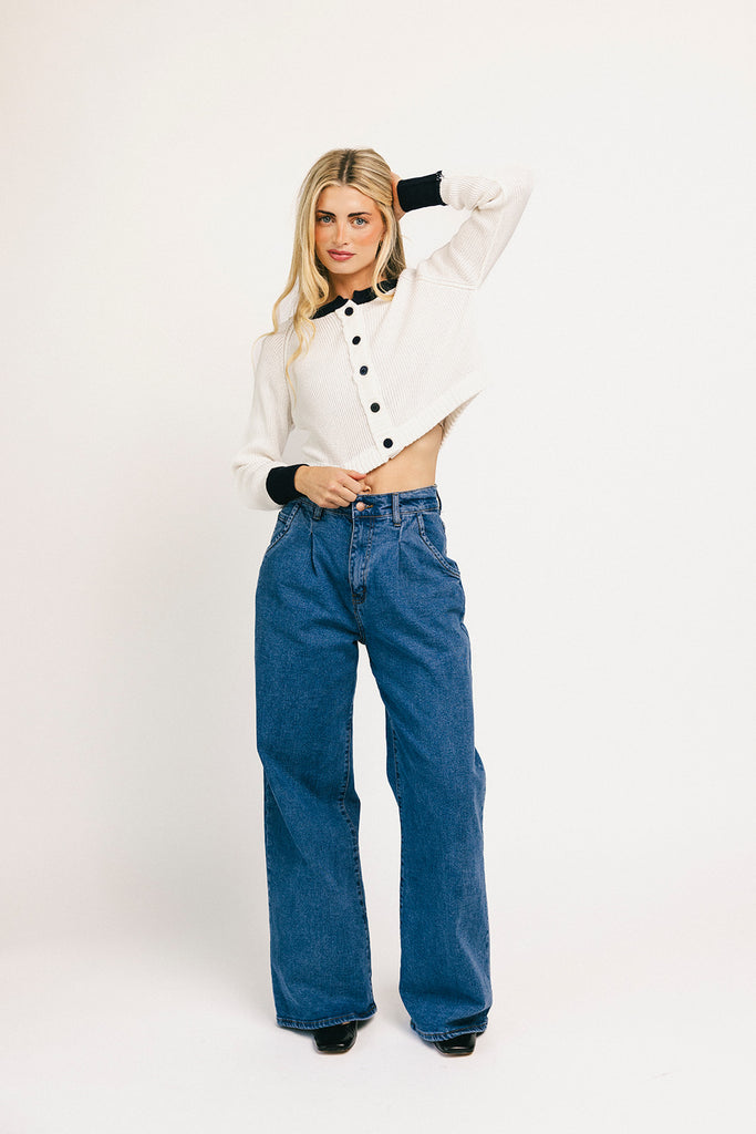 miriam button cardigan