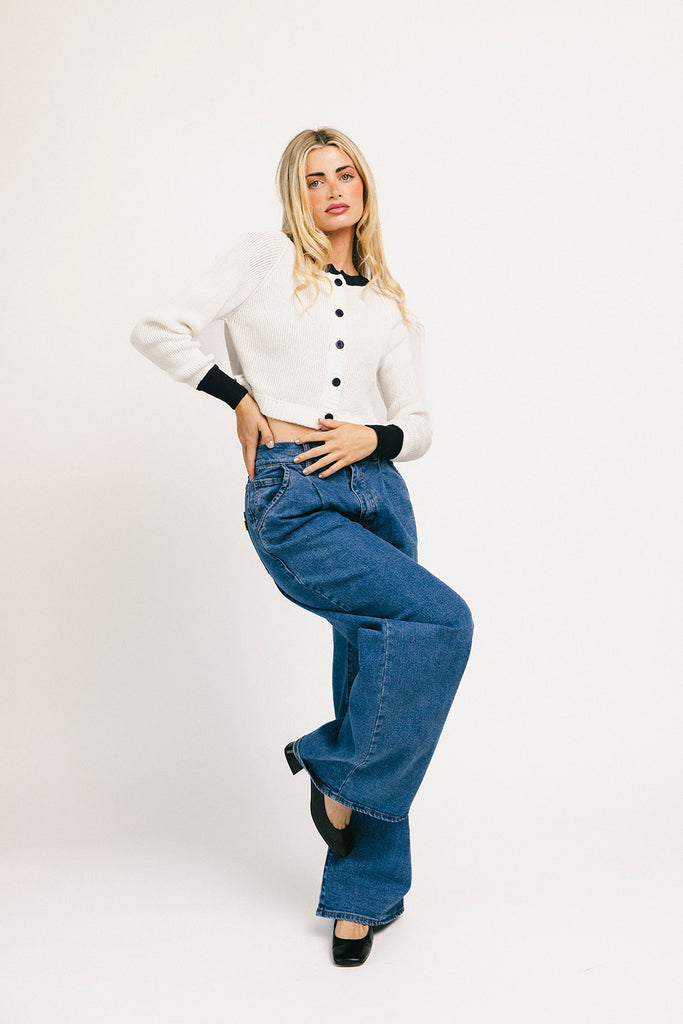 miriam button cardigan