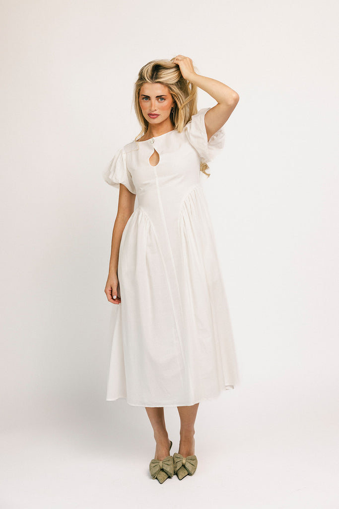 marloe midi dress // white *zoco exclusive*