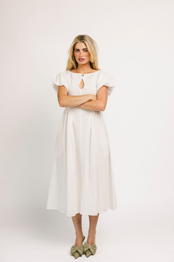 marloe midi dress // white *zoco exclusive*