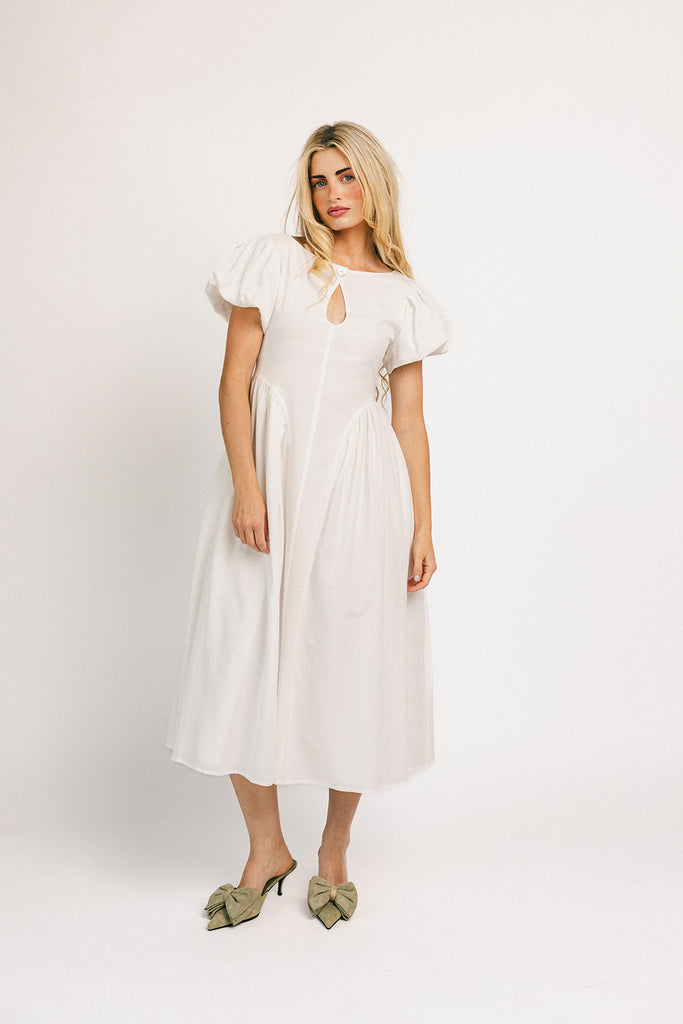 marloe midi dress // white *zoco exclusive*