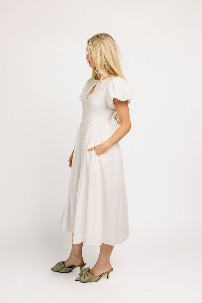 marloe midi dress // white *zoco exclusive*