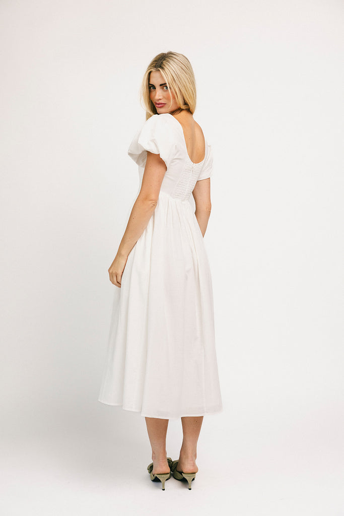 marloe midi dress // white *zoco exclusive*