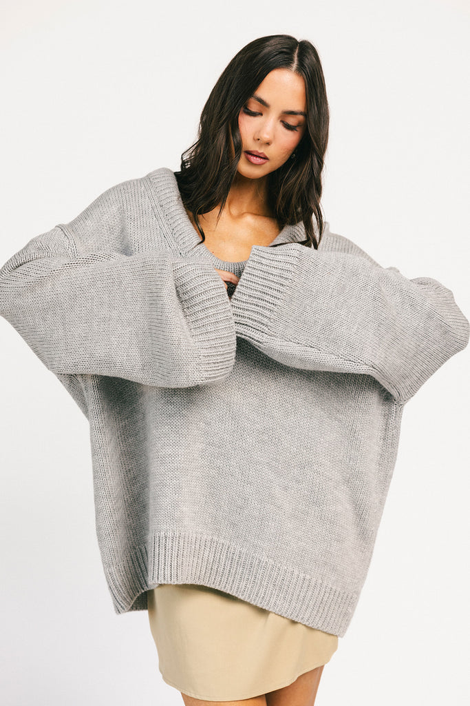 boxy billie // grey *zoco exclusive*
