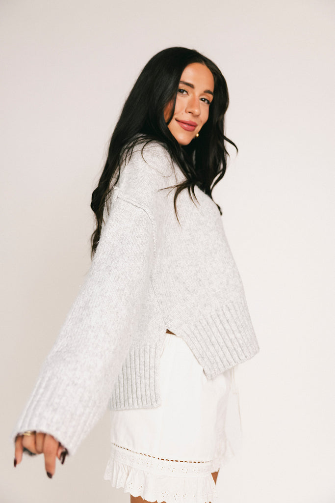 perfect sweater // grey