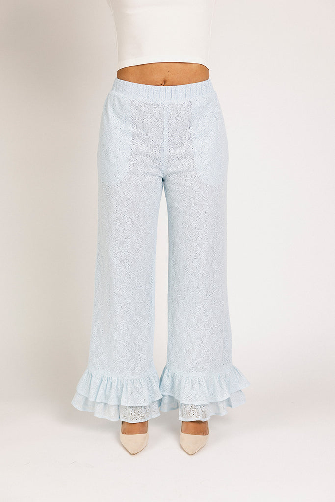 your turn pants // blue lace *zoco exclusive*