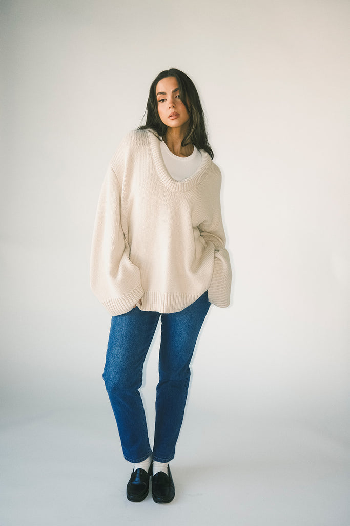 boxy billie // oat *zoco exclusive*