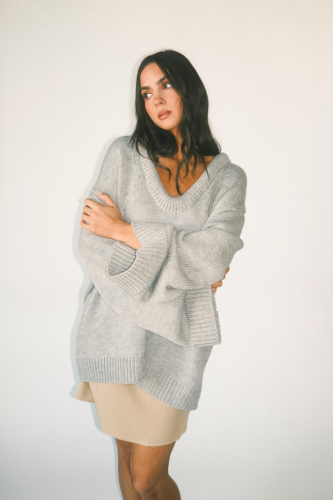 boxy billie // grey *zoco exclusive*