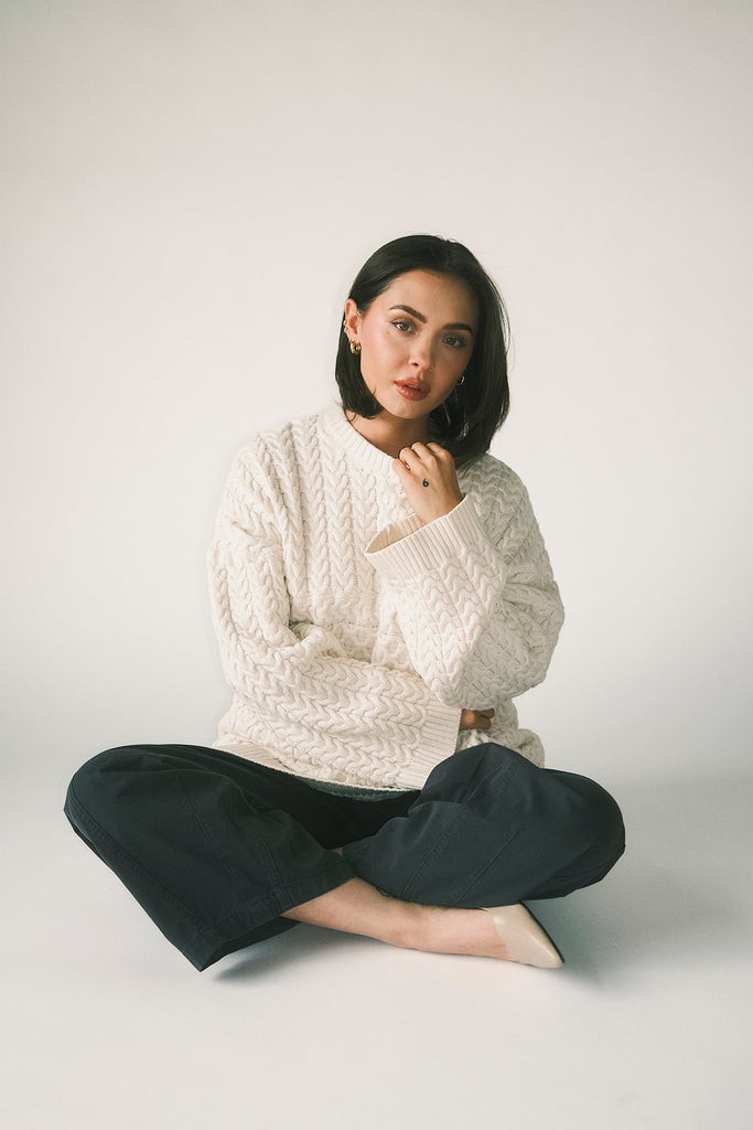 kate sweater // cream *zoco exclusive*