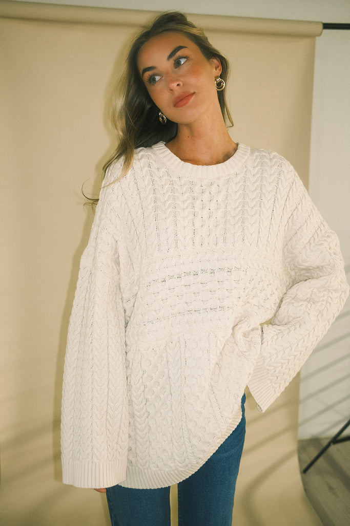 kate sweater // cream *zoco exclusive*