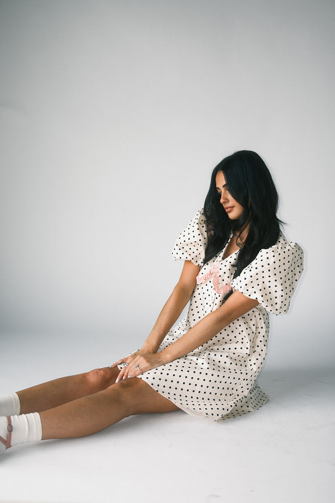 poppy collared dress // polka dot *zoco exclusives*