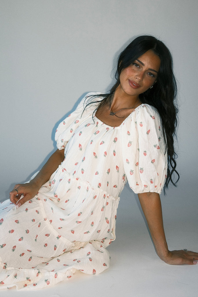 daymaker dress // strawberry bliss *zoco exclusive*