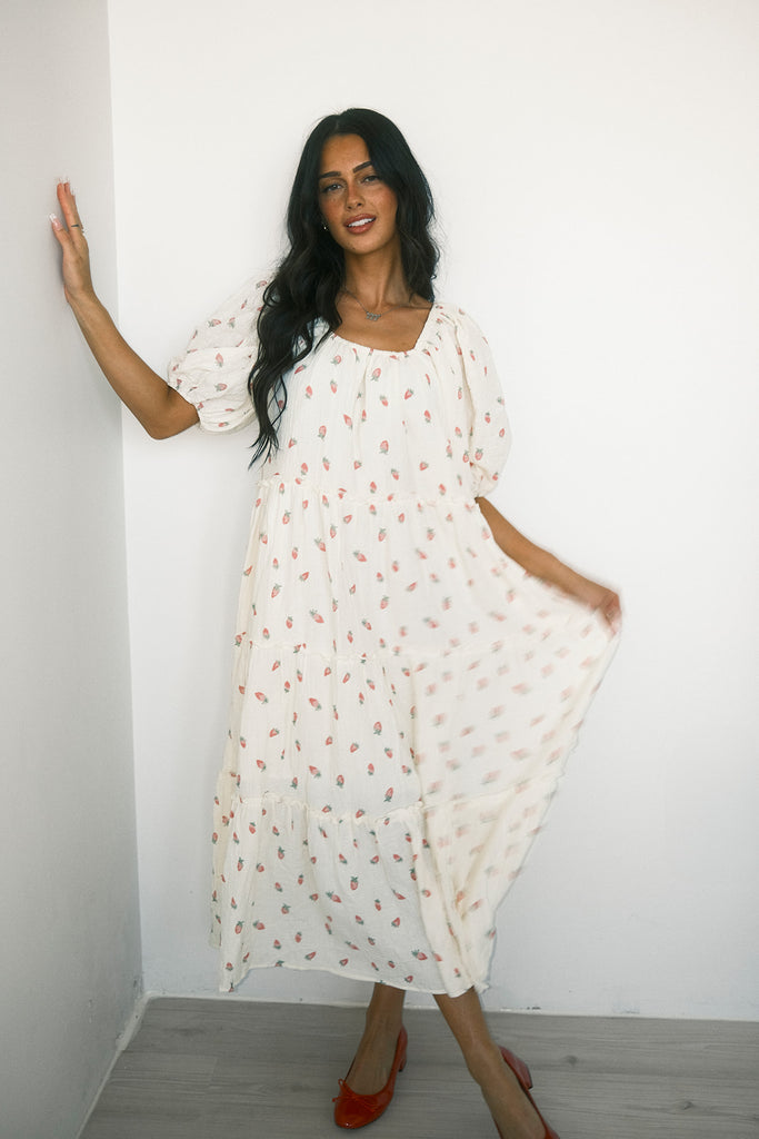 daymaker dress // strawberry bliss *zoco exclusive*