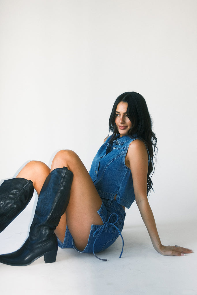 lover denim vest *zoco exclusive*