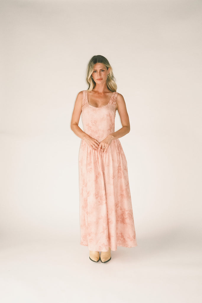 betty maxi dress // pink *zoco exclusive*