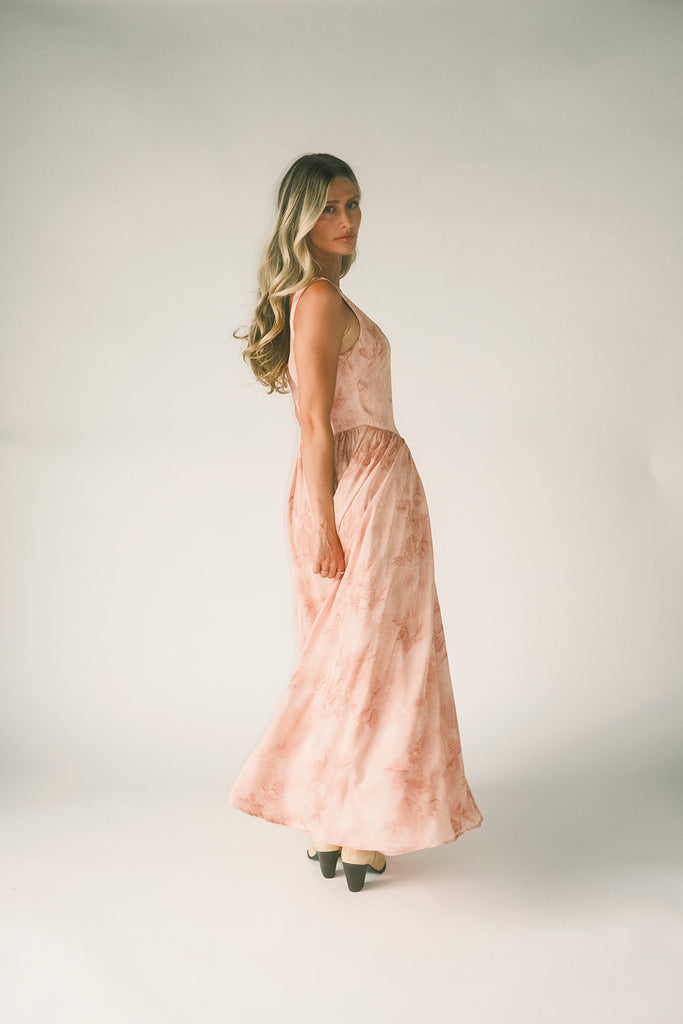 betty maxi dress // pink *zoco exclusive*