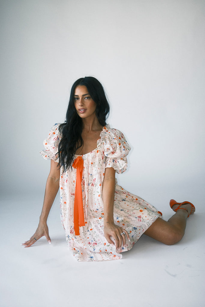 ruby mini dress // apricot *zoco exclusive*