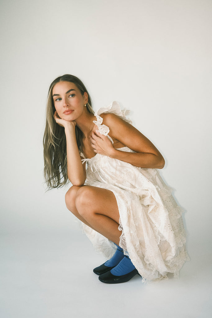 love struck maxi dress // off white *zoco exclusive*