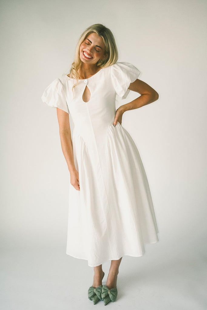 marloe midi dress // white *zoco exclusive*