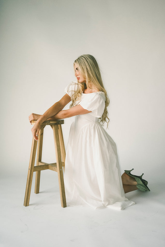 marloe midi dress // white *zoco exclusive*