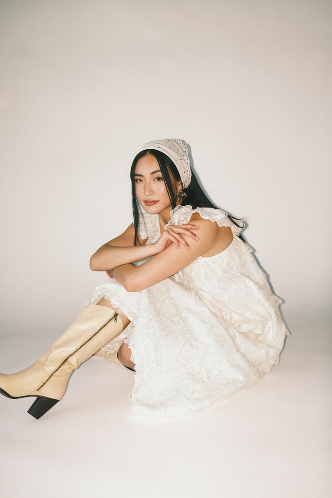 love struck maxi dress // off white *zoco exclusive*