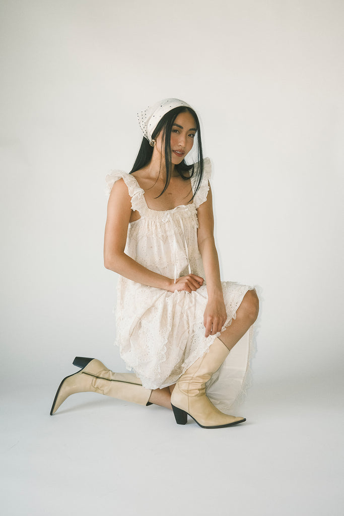 love struck maxi dress // off white *zoco exclusive*