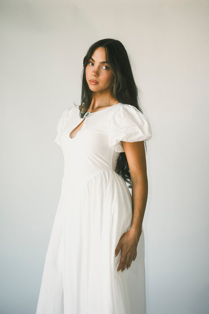 marloe midi dress // white *zoco exclusive*
