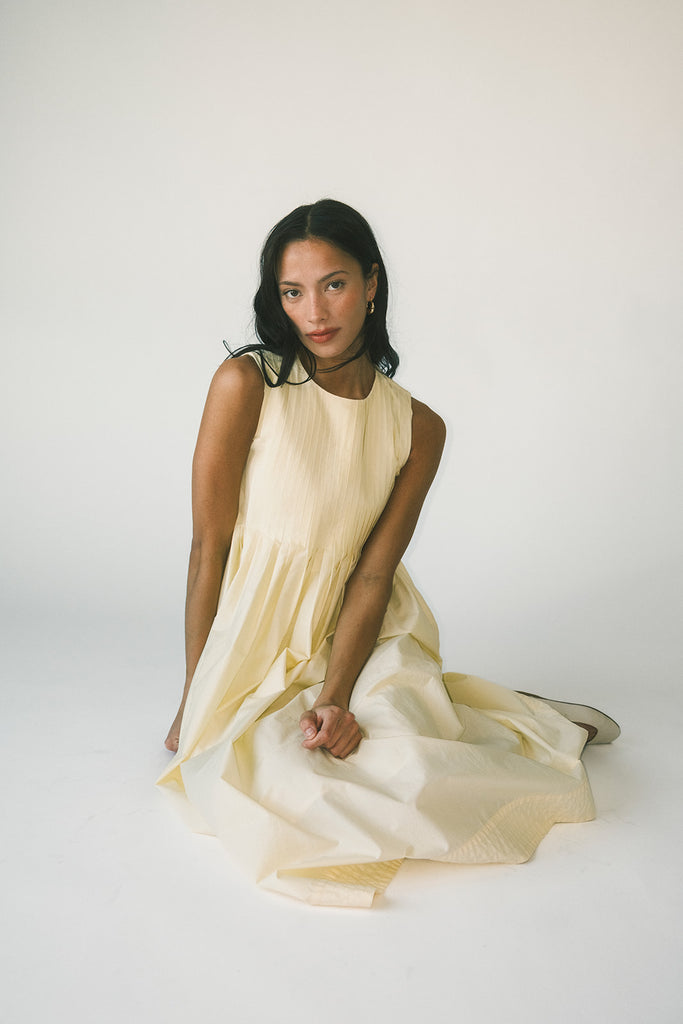 heidi dress // butter yellow *zoco exclusive*