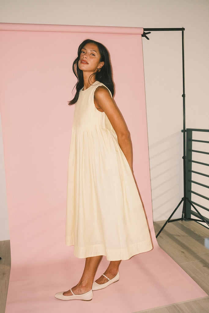 heidi dress // butter yellow *zoco exclusive*