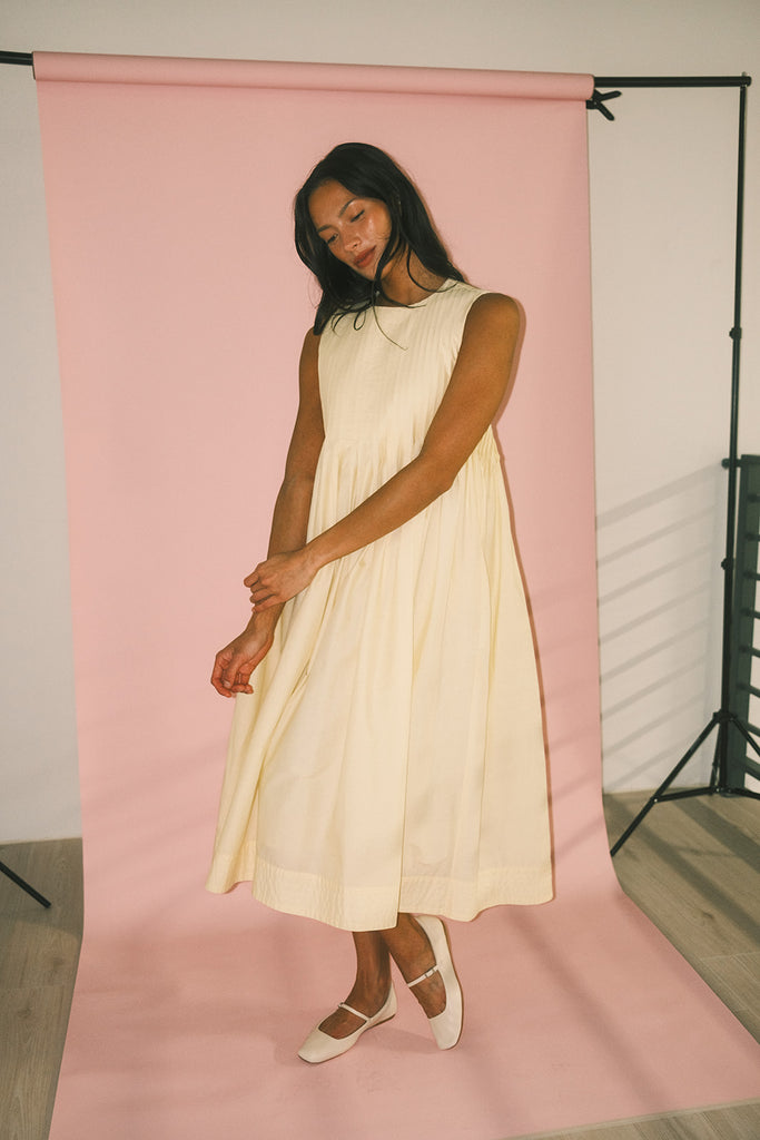 heidi dress // butter yellow *zoco exclusive*