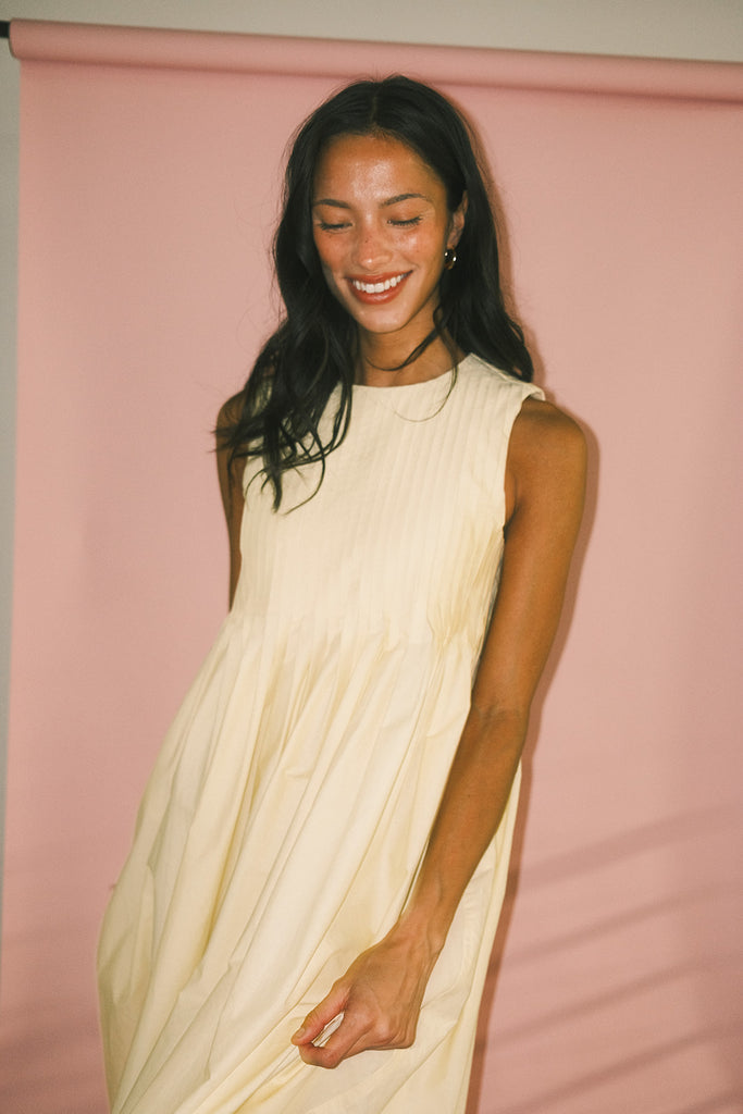 heidi dress // butter yellow *zoco exclusive*