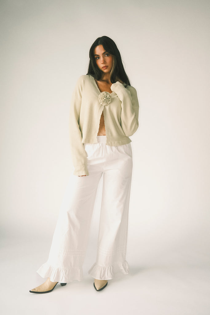 your turn pants // white *zoco exclusive*