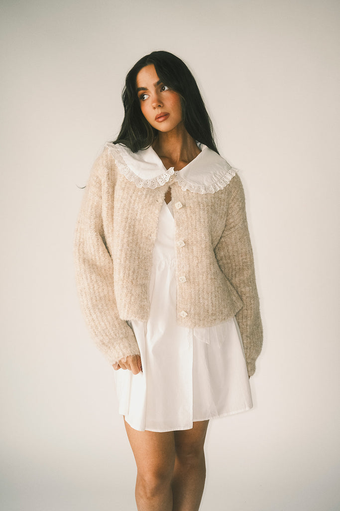 quincy cardigan // oat *zoco exclusive*