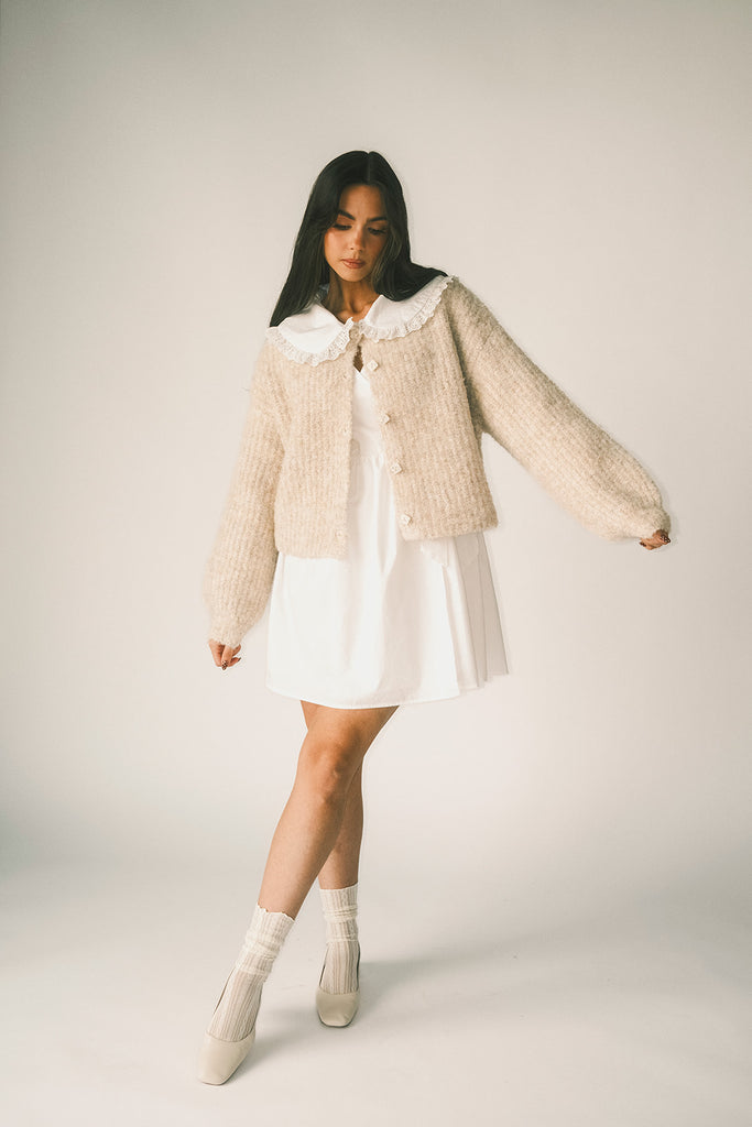 quincy cardigan // oat *zoco exclusive*