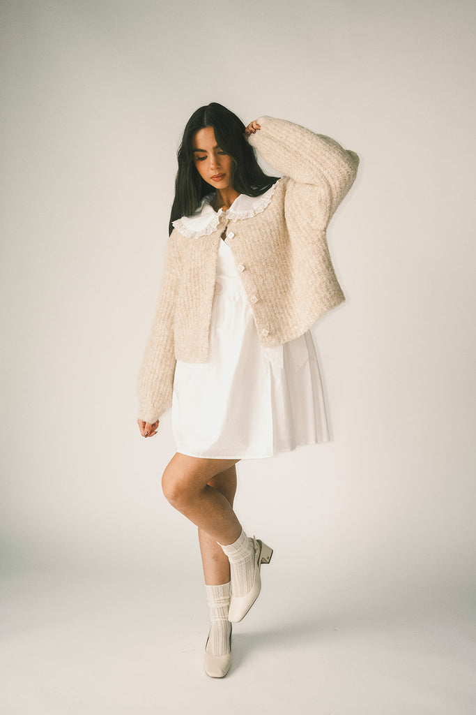 quincy cardigan // oat *zoco exclusive*