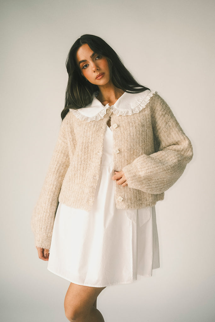 quincy cardigan // oat *zoco exclusive*