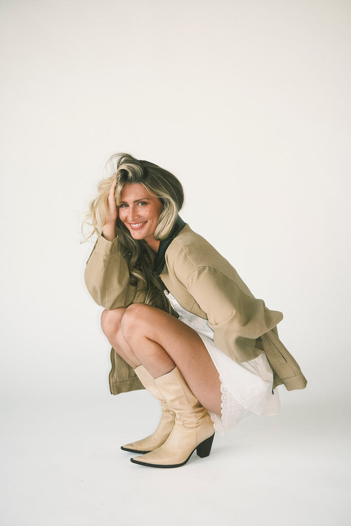 georgie jacket // sand *zoco exclusive*