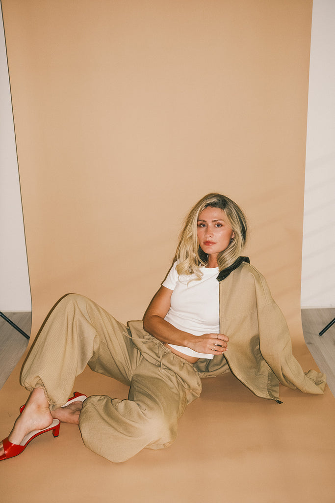 georgie jacket // sand *zoco exclusive*
