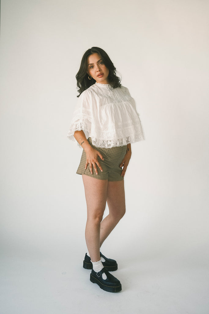 waverly top // white *zoco exclusive*