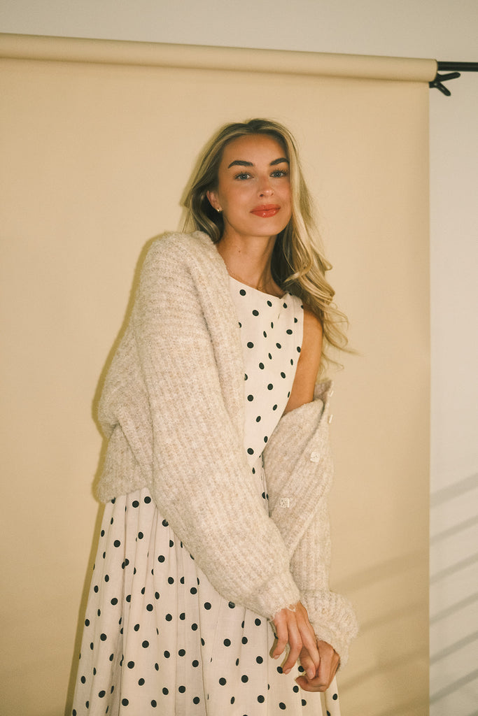 quincy cardigan // oat *zoco exclusive*