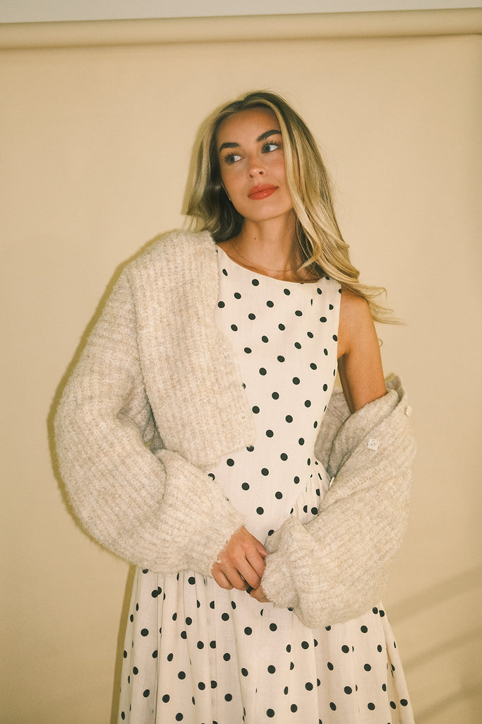 quincy cardigan // oat *zoco exclusive*