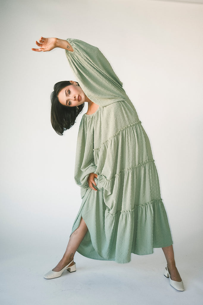 daydreamer dress // sage *zoco exclusive*